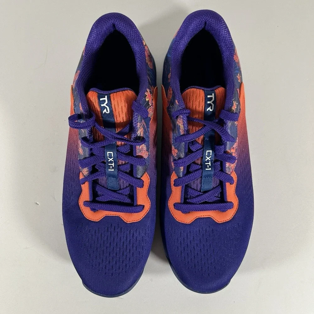 TYR CXT-1 Trainer Men's Shoes Size 11 Women's 12.5 Multicolor Floral Pattern Gym